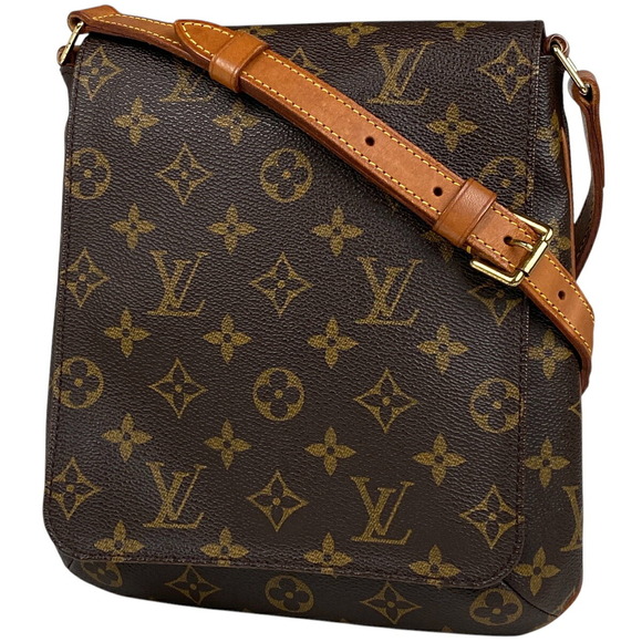 Louis Vuitton Salsa Bag Brown Musette Monogram Shoulder - Picture 1 of 6